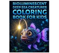 BIOLUMINESCENT DEEP SEA CREATURES COLORING BOOK FOR KIDS: Explore the Glowing Ocean Creatures with Fun Facts and Easy Coloring Pages for Kids