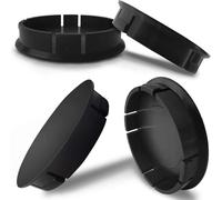 Biomar Labs 4 x 60 mm Coprimozzo Ruote Tappi Centrali Copricerchi per Cerchi in Lega Plastica ABS Auto Logo Stemma Universale Tuning C 0
