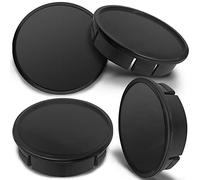 Biomar Labs 4 x 60mm Coprimozzi Coprimozzo per Centro Universale Copricerchi Tappi per Ruote Cerchi in Lega Nero CX 0