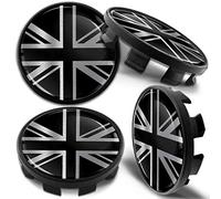 Biomar Labs Compatibile con BMW Coprimozzi 68 mm 36136783536 Tappi Centro della Ruota per Cerchi in Lega Bandiera del Regno Unito UK Flag CB 29
