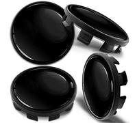 Biomar Labs Set Coprimozzo 68 mm 4 Pezzi Tappi Centrali Universali per Cerchi in Lega Coprimozzi Auto in Plastica Resistente Styling Esterno Tuning (Colore Nero CB 4)