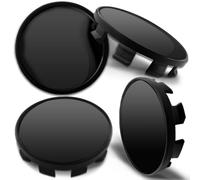 Biomar Labs Set Coprimozzo 68 mm 4 Pezzi Tappi Centrali Universali per Cerchi in Lega Coprimozzi Auto in Plastica Resistente Styling Esterno Tuning (Nero CB 0)