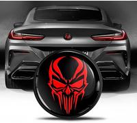 Biomar Labs Stemma Cofano Posteriore del Bagagliaio Compatibile con BMW Emblema 74 mm 51148219237 Nero Cranio EZ 35