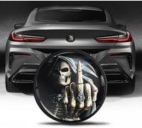 Biomar Labs Stemma Cofano Posteriore del Bagagliaio Compatibile con BMW Emblema 74 mm 51148219237 Teschio Skull EZ 25