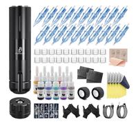 Biomaser Wireless Pen Macchinetta Rotary Battery Machine Kit Con 20PCS cartucce Aghi Inchiostri per principianti e Artista