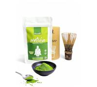 Biomatea Giappone Matcha Set 50 g Ceremonial Matcha + Bambù Matchabesen Whisk