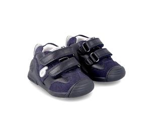 Biomecanics 221002, Scarpe da Ginnastica Bimbo 0-24, Blu Navy, 19 EU