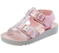 Biomecanics 222353-A, Sandali Bambina, Rosa e Stelle Opaco Laminato e Stampato, 29 EU