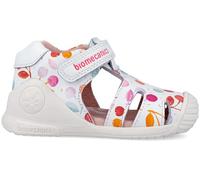 Biomecanics Sandalo da ragazza 262104 stampato, Bianco B050, 25 EU