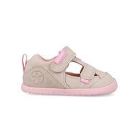 Biomecanics Sandali Basic per bambina 262191 Wider Barefoot Tela, Beige Rosa F884, 25 EU