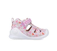 Biomecanics Sandali da ragazza 252185 Primi passi Stampa, Bianco B050, 22 EU