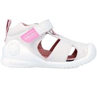 Biomecanics Sandalo per bambini 252187 Primi passi Metallizzato, Bianco B050, 21 EU