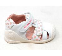 Biomecanics sandalo primo passo certificato x bambina 262107 bianco con fragole