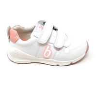 Biomecanics scarpa ergonomica bambina 231005 bianco e rosa con interno in pelle