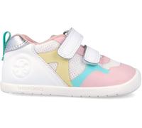 Biomecanics Scarpe Primo Passo 262165,Bianco Multicolore,Punta Larga,Contrafforte al Tallone,Ergonomica (Bianco Multicolore, Sistema Taglie Calzature EU, Bimbo (0-5 Anni), Numero, Larga, 23)