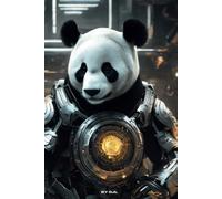 Biomechanical Panda Notebook: Writing Journal For Sci-Fi and Fantasy Lovers Unique Mechanical Animal Design For Gift