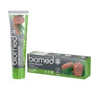 Biomed Gum Health 98% Dentifricio naturale | Rinforza e protegge la gengiva | Oli essenziali di salvia eucalipto rosmarino e cedro, vegano, privo di SLES 100 g