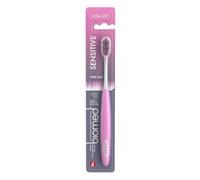 Biomed Spazzolino da denti con sale rosa dell'Himalaya, rimuove efficacemente la placca dentale, punte con setole ultra sottili