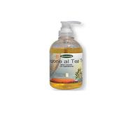 BIOMEDA - SAPONE LIQUIDO BIO TEA TREE 300 ML senza coloranti, con ingredienti Bio