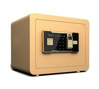 Biometric Fingerprint Touch Screen And Digital Virtual Password, Electronic Hidden Cabinet, Safe with Fireproof Document Bag for Home Closet Office Hotel Business, Gold