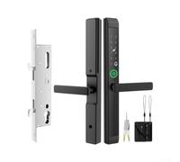 Biometrico per Smart Lock con Tastiera per Ingresso Ufficio Biometrico | Modalità 5 in 1, impronte digitali, codice, app, chiave, per accesso versatile per la famiglia o il personale