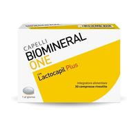 Biomineral One Capelli Più Forti, Valuminosi e Spessi, 30 Compresse, Integratore per Capelli a Base di Lactocapil Plus con Biotina, Vitamina D, Acido Linoleico e Taurina