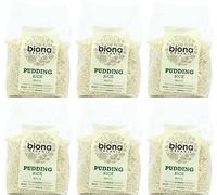 Biona - Org Pudding Riso, 500 g, confezione da 6