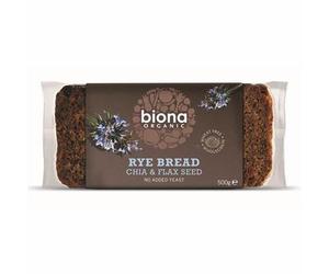 Biona Org Rye Chia Pane 500g x 5 (confezione da 5)