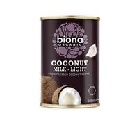 Biona Organic Cocco Luce Del Latte - Grasso 9% (400ml) (Confezione da 6)