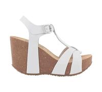 BioNatura 29 A 733 N Imb. Bycast, Sandalo Donna Anatomico con Zeppa (Bianco, Sistema Taglie Calzature EU, Adulto, Numero, Media, 39)