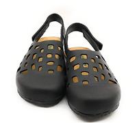 BioNatura 68 C 2079 Sandalo Chiuso Davanti Traforato Pelle Nero (Numeric_36)