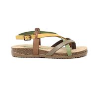 BioNatura sandalo donna infradito basso multicolor 34A2005-I-GOIM04 Imb. Gaucho Oil M04 (numeric_40)