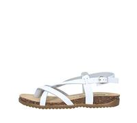 BioNatura Sandalo Infradito by Cast in Pelle Bianco MOD. 34A2005B Bianco 36