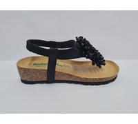 Bionatura Sandalo/Infradito Donna C/Zeppetta, Elastico ed Accessorio - LMNER (Ne