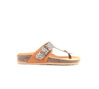 BioNatura - Sandalo infradito donna in pelle nabuk leopardato - 11 A 902 (numeric_40)