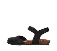 BioNatura Sandalo Pelle Gaucho col.Nero 68C2081 (numeric_39)