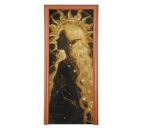 Bionda Tarocchi Astrologia Fata copertura della porta decorazione 35x79 In 4 luglio banner Holiday Party Supplies M