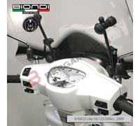 Kit attacchi parabrezza Biondi pe Kymco Like 50 125 200 2009 2010 2011 2012 2013