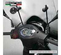 KIT ATTACCHI PARABREZZA SCOOTER PER SYM FIDDLE II 50 125 08> PEUGEOT TW BIONDI