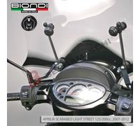 Attacchi parabrezza cupolino Biondi per Aprilia Scarabeo Light 125 200 2011 2012