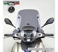 Biondi Cupolino Fumé chiaro + attacchi Piaggio Beverly HPE 300/400 2022-2023