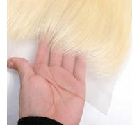 Biondo 613 13x4 pizzo frontale solo dritto capelli umani trasparente pizzo frontale estensioni dei capelli 45,7 cm fedele alla lunghezza