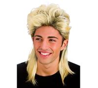 Biondo 80s Lungo Mullet Jason Donovan Scott Parrucca Da Costume Wham Pat Sharpe