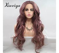 Biondo con radici castane lungo dritto Ombre biondo sintetico anteriore naturale attaccatura dei capelli resistente al calore fibra di ricambio per donne Drag 61 cm