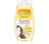 Bione Cosmetics Keratin + Argan shampoo rigenerante per capelli brillanti e morbidi 260 ml