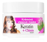 Bione Cosmetics Keratin + Chinin maschera in crema per capelli 260 ml