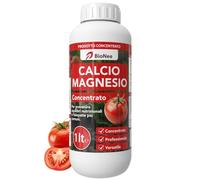 BioNee Calcio Magnesio 1 L - Correttivo Liquido Calcio/Magnesio Concentrato per Squilibri Nutrizionali, Supporto Fisiopatie (Marciume Apicale, Tip Burn)