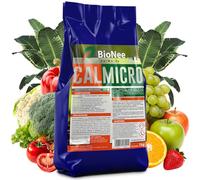 Bionee CalMicro 1 Kg - Concime a Base di Calcio Micronizzato con Rame, Manganese e Zinco | Rafforza i Tessuti Vegetali e Protegge da Stress Ambientali | Per Orto, Frutteto, Vite e Piante Ornamentali