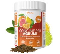 BioNee Concime per Agrumi Pellettato NPK 5-6-14 - Nutrimento Organico per Limoni, Aranci, Mandarini e Lime - Consentito in Agricoltura Biologica - 1 kg