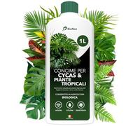 BioNee Concime per Cycas e Piante Tropicali Biologico 1L - Nutrimento Naturale per Fogliame Lucente e Verde Intenso | Crescita Equilibrata e Piante Forti | Consentito in Agricoltura Biologica